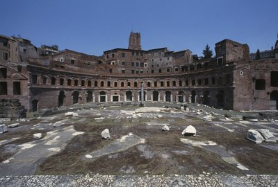 View of the Forum of Trajan, Built 107-112 by Roman